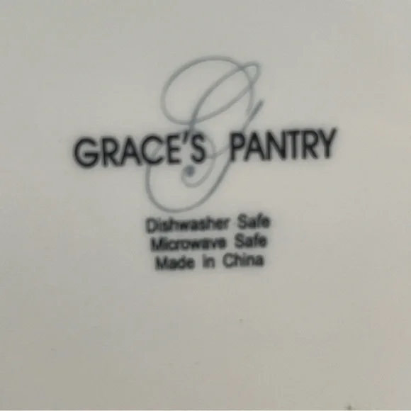 Grace’s Pantry Striped Ceramic Storage Cookie Jar with lid in Blue and White - Picture 8 of 10